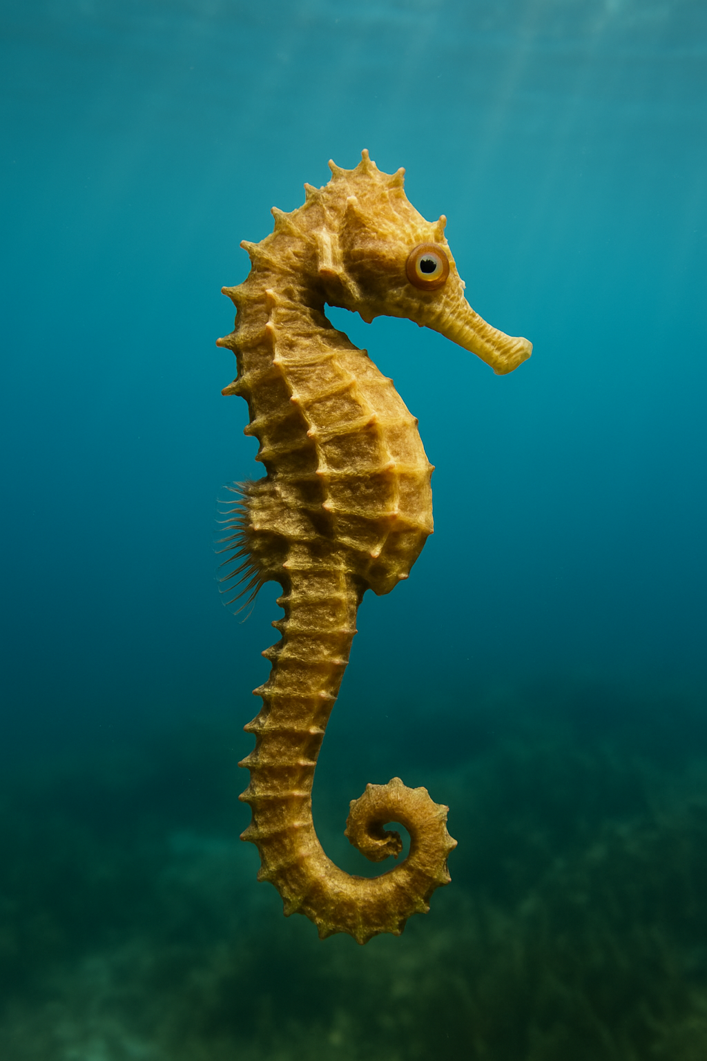 Specie di Cavalluccio marino, nome scientifico: Hippocampus guttulatus